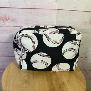 NGIL‎ Large BaseballCosmetic Travel Bag Pouch